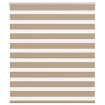 Zebrafüggönnyel homokbarna szövetszélesség 130,9 cm poliészter