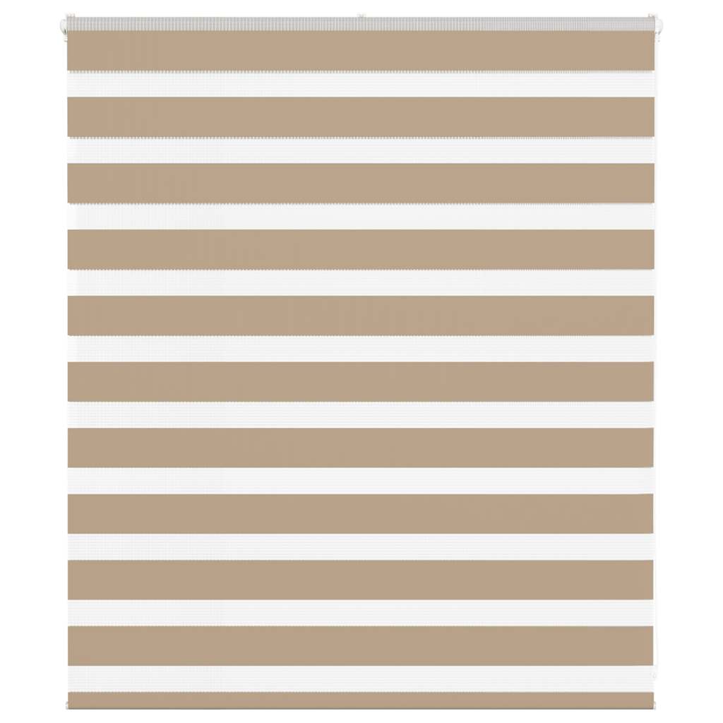 Zebrafüggönnyel homokbarna szövetszélesség 130,9 cm poliészter