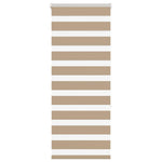 Zebrafüggönnyel homokbarna szövetszélesség 60,9 cm poliészter