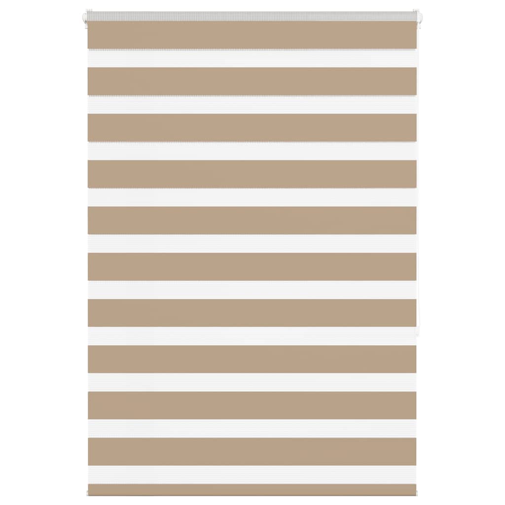Zebrafüggönnyel homokbarna szövetszélesség 105,9 cm poliészter