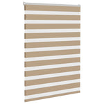 Zebrafüggönnyel homokbarna szövetszélesség 105,9 cm poliészter 3