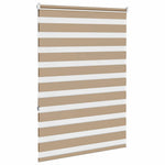 Zebrafüggönnyel homokbarna szövetszélesség 105,9 cm poliészter 4