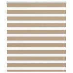 Zebrafüggönnyel homokbarna szövetszélesség 130,9 cm poliészter