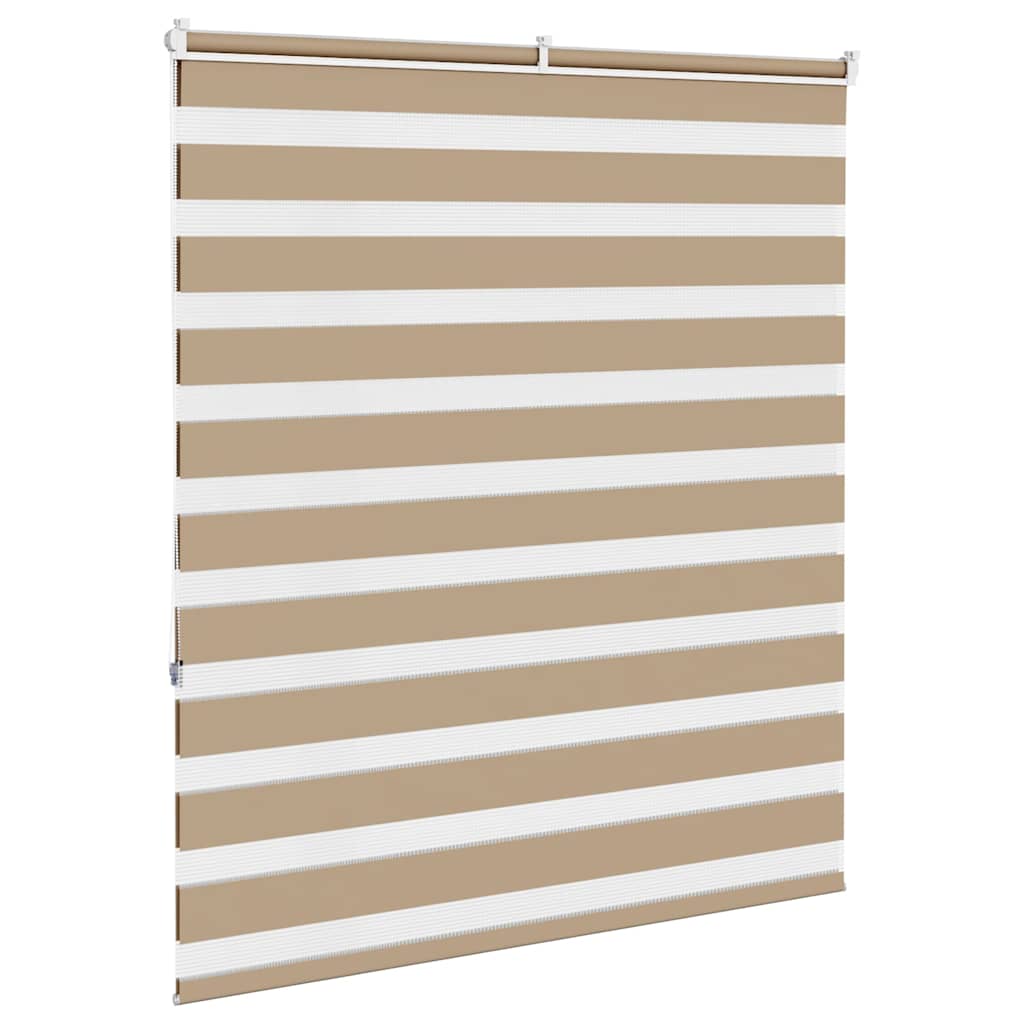 Zebrafüggönnyel homokbarna szövetszélesség 130,9 cm poliészter 4