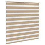 Zebrafüggönnyel homokbarna szövetszélesség 140,9 cm poliészter 4