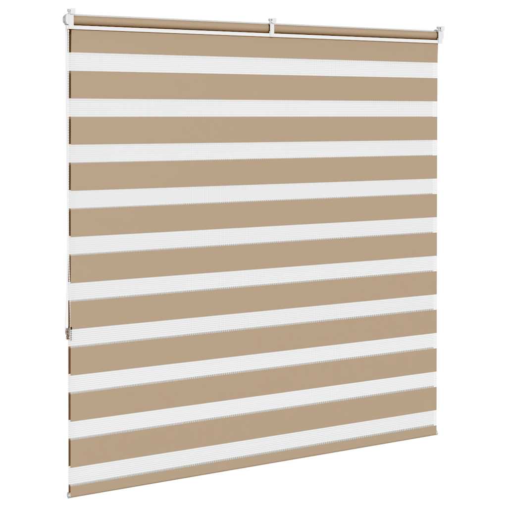 Zebrafüggönnyel homokbarna szövetszélesség 140,9 cm poliészter 4