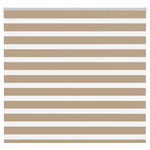 Zebrafüggönnyel homokbarna szövetszélesség 160,9 cm poliészter