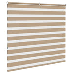 Zebrafüggönnyel homokbarna szövetszélesség 160,9 cm poliészter 4