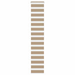 Zebrafüggönnyel homokbarna szövetszélesség 45,9 cm poliészter