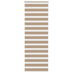 Zebrafüggönnyel homokbarna szövetszélesség 70,9 cm poliészter