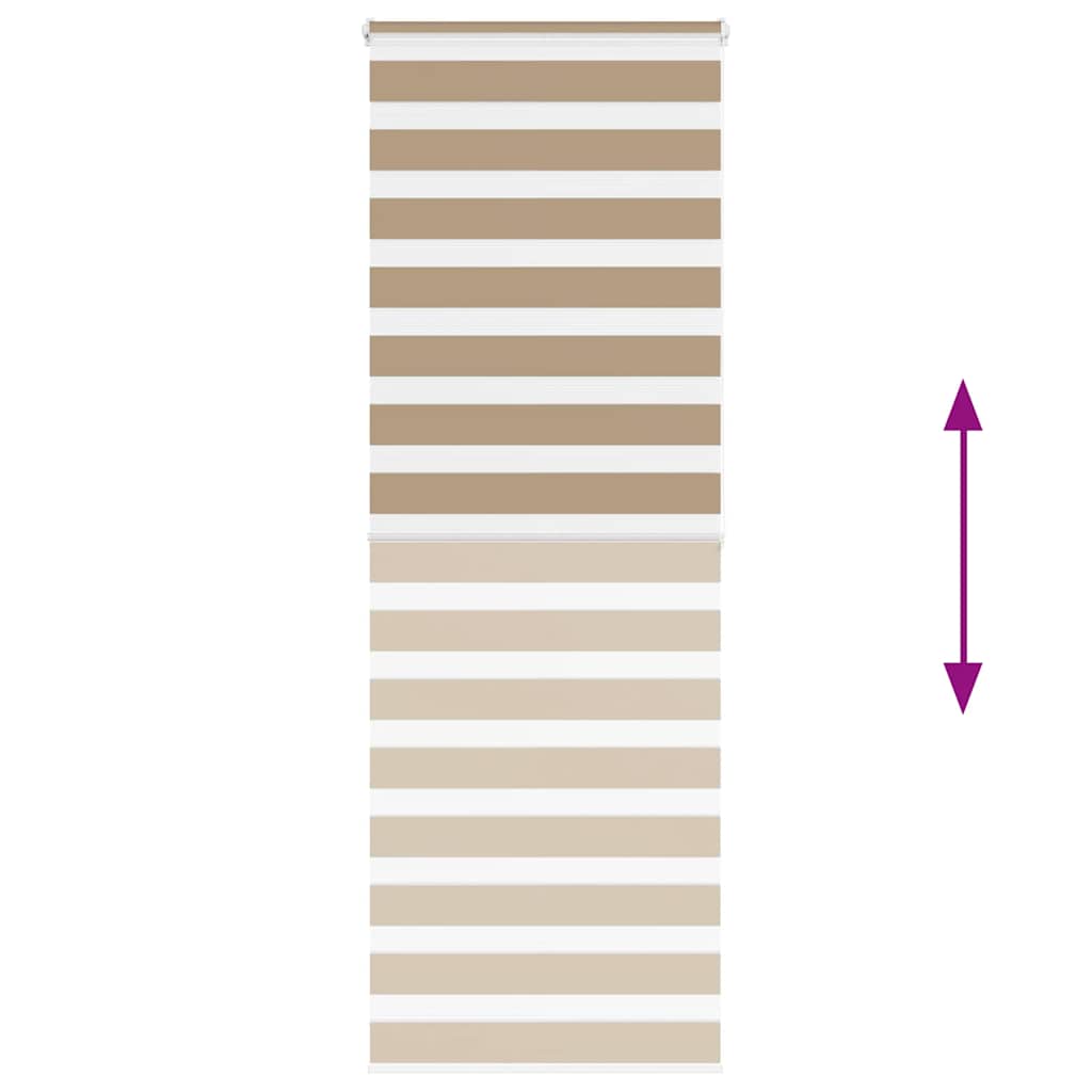 Zebrafüggönnyel homokbarna szövetszélesség 70,9 cm poliészter 5