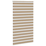 Zebrafüggönnyel homokbarna szövetszélesség 115,9 cm poliészter 3