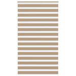 Zebrafüggönnyel homokbarna szövetszélesség 130,9 cm poliészter