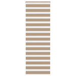 Zebrafüggönnyel homokbarna szövetszélesség 70,9 cm poliészter