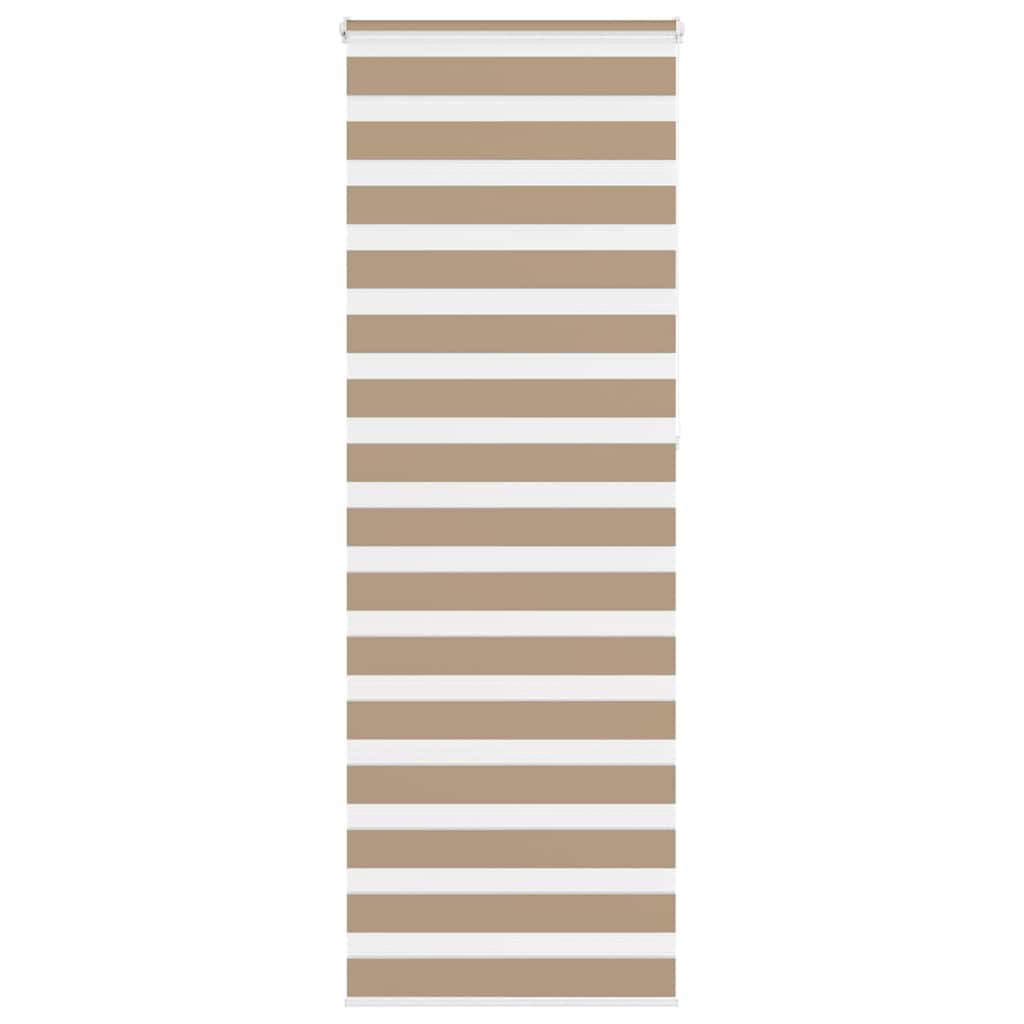 Zebrafüggönnyel homokbarna szövetszélesség 70,9 cm poliészter