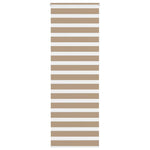 Zebrafüggönnyel homokbarna szövetszélesség 80,9 cm poliészter