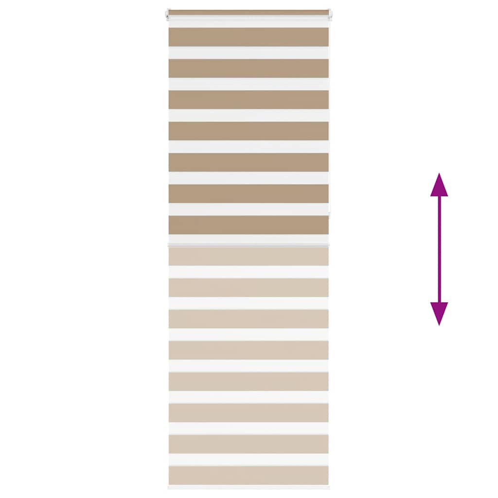 Zebrafüggönnyel homokbarna szövetszélesség 80,9 cm poliészter 5