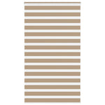Zebrafüggönnyel homokbarna szövetszélesség 120,9 cm poliészter