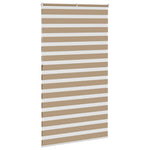 Zebrafüggönnyel homokbarna szövetszélesség 120,9 cm poliészter 4