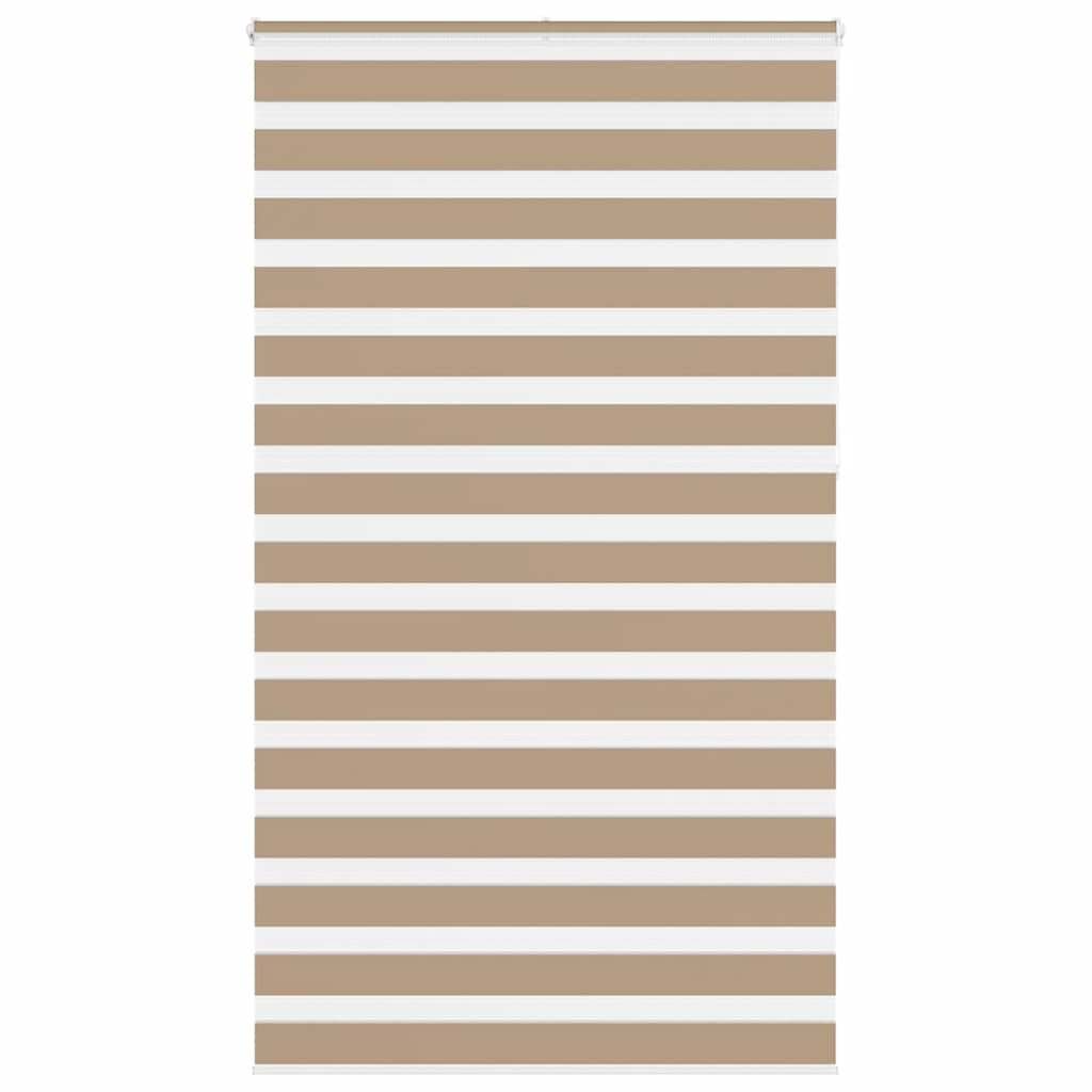 Zebrafüggönnyel homokbarna szövetszélesség 130,9 cm poliészter