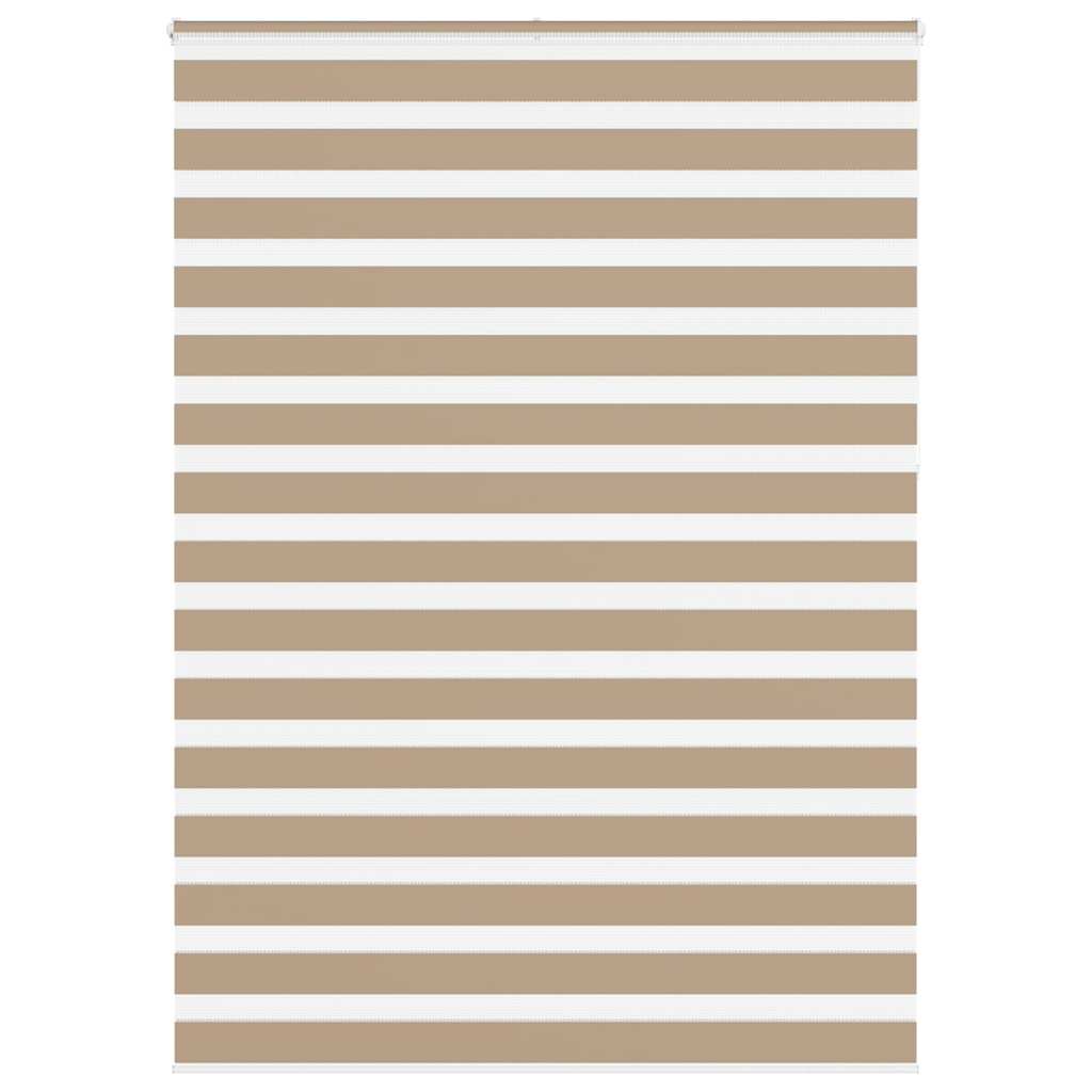 Zebrafüggönnyel homokbarna szövetszélesség 150,9 cm poliészter