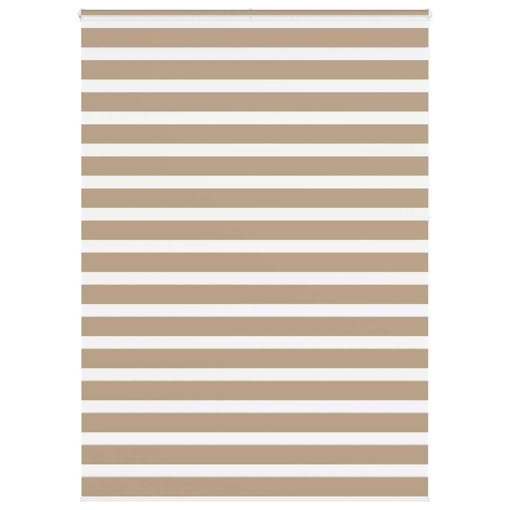 Zebrafüggönnyel homokbarna szövetszélesség 160,9 cm poliészter