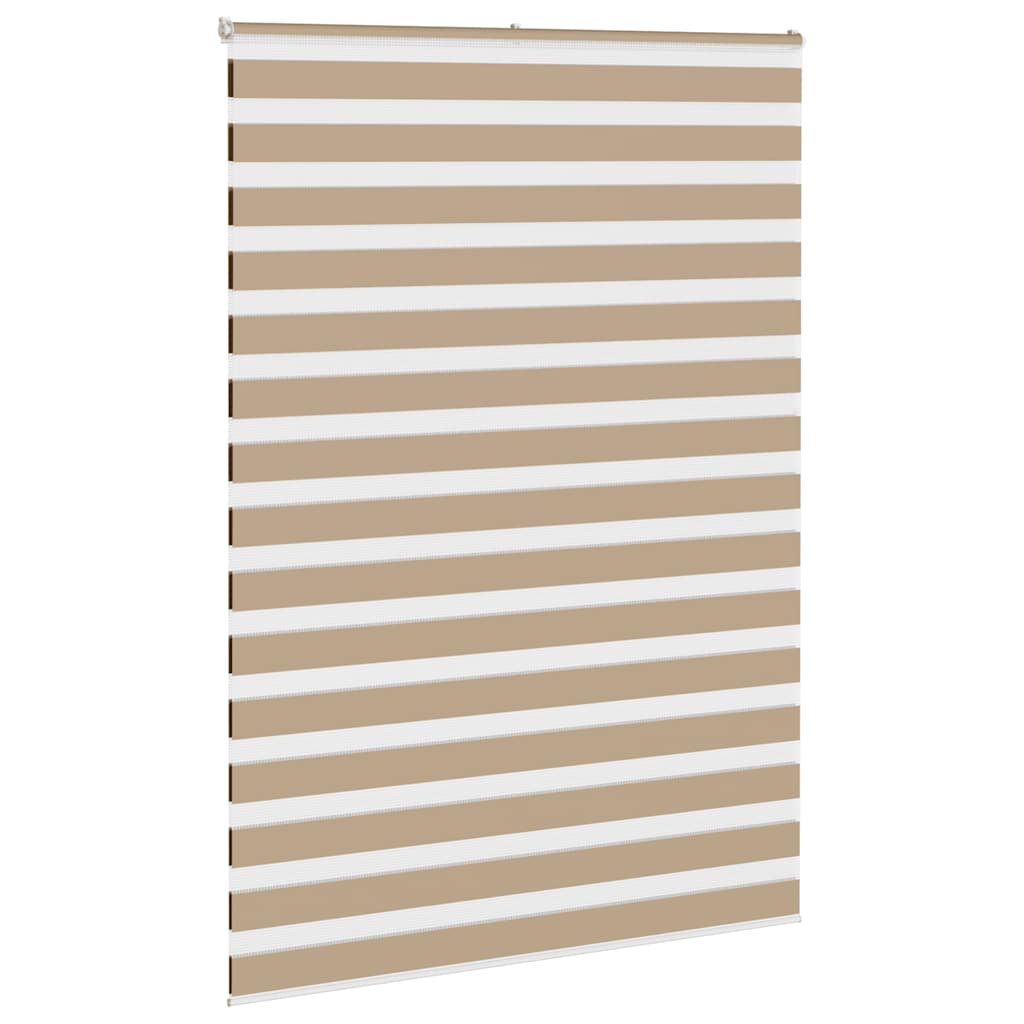 Zebrafüggönnyel homokbarna szövetszélesség 160,9 cm poliészter 3