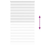 Zebrafüggönnyel fehér szövetszélesség 130,9 cm poliészter 5