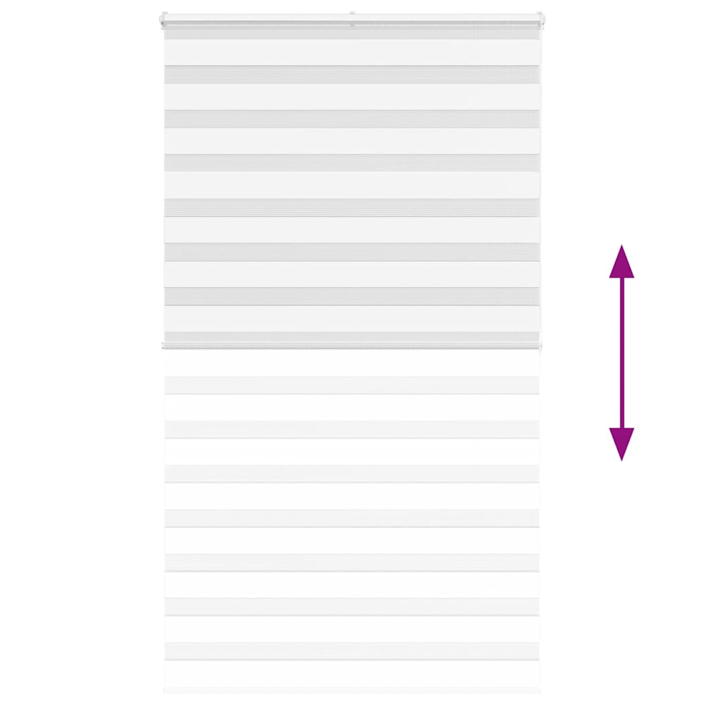 Zebrafüggönnyel fehér szövetszélesség 130,9 cm poliészter 5