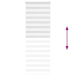 Zebrafüggönnyel fehér szövetszélesség 85,9 cm poliészter 5