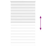 Zebrafüggönnyel fehér szövetszélesség 125,9 cm poliészter 5