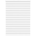 Zebrafüggönnyel fehér szövetszélesség 150,9 cm poliészter
