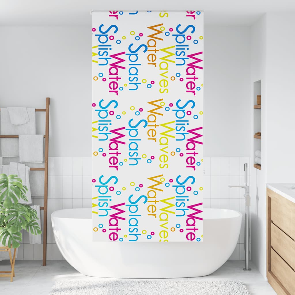 Zuhanyzó redőny 110x240 cm szövet szélessége 106 cm 2