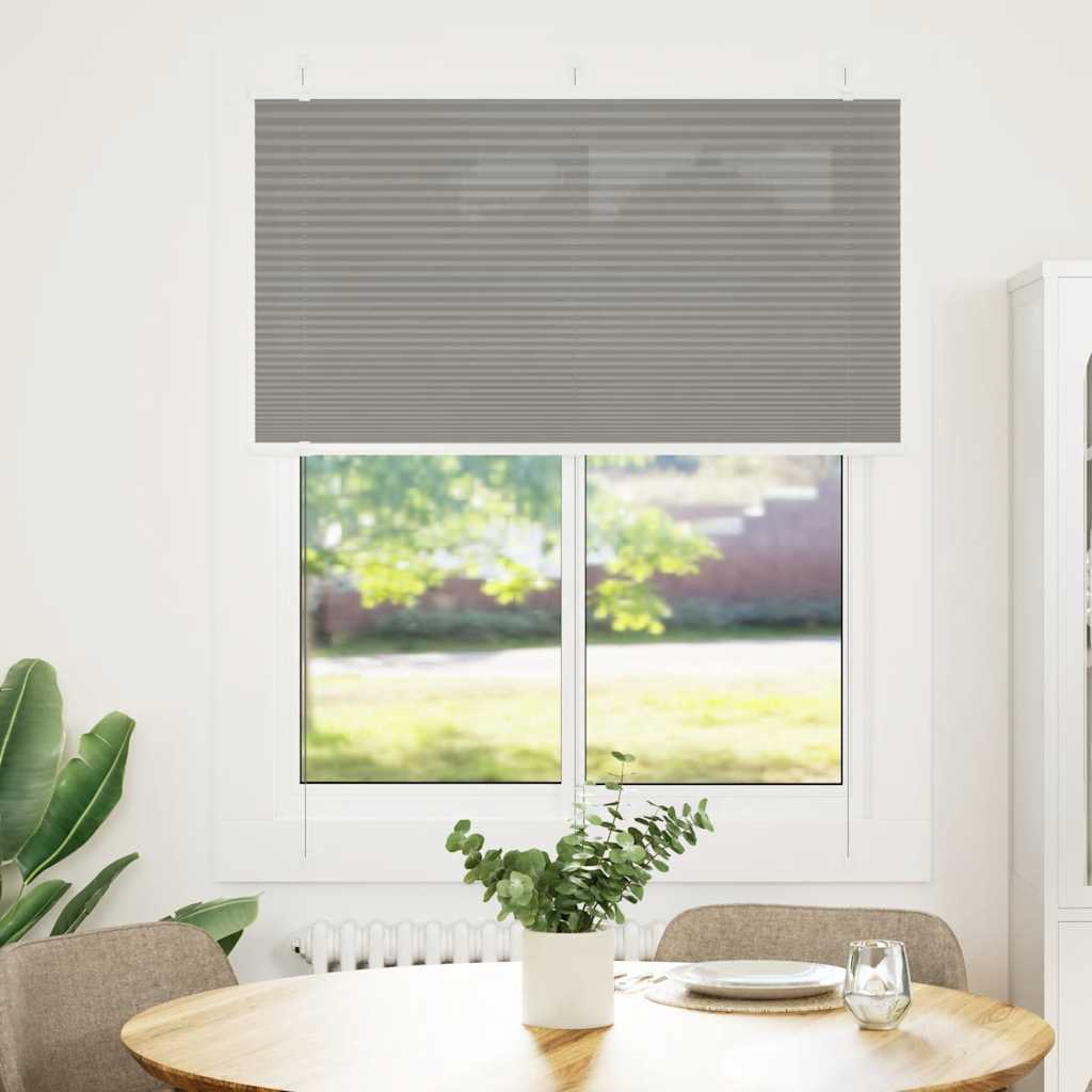 Pliszírozott redőny antracit 105x100 cm szövetszélesség 104,4cm