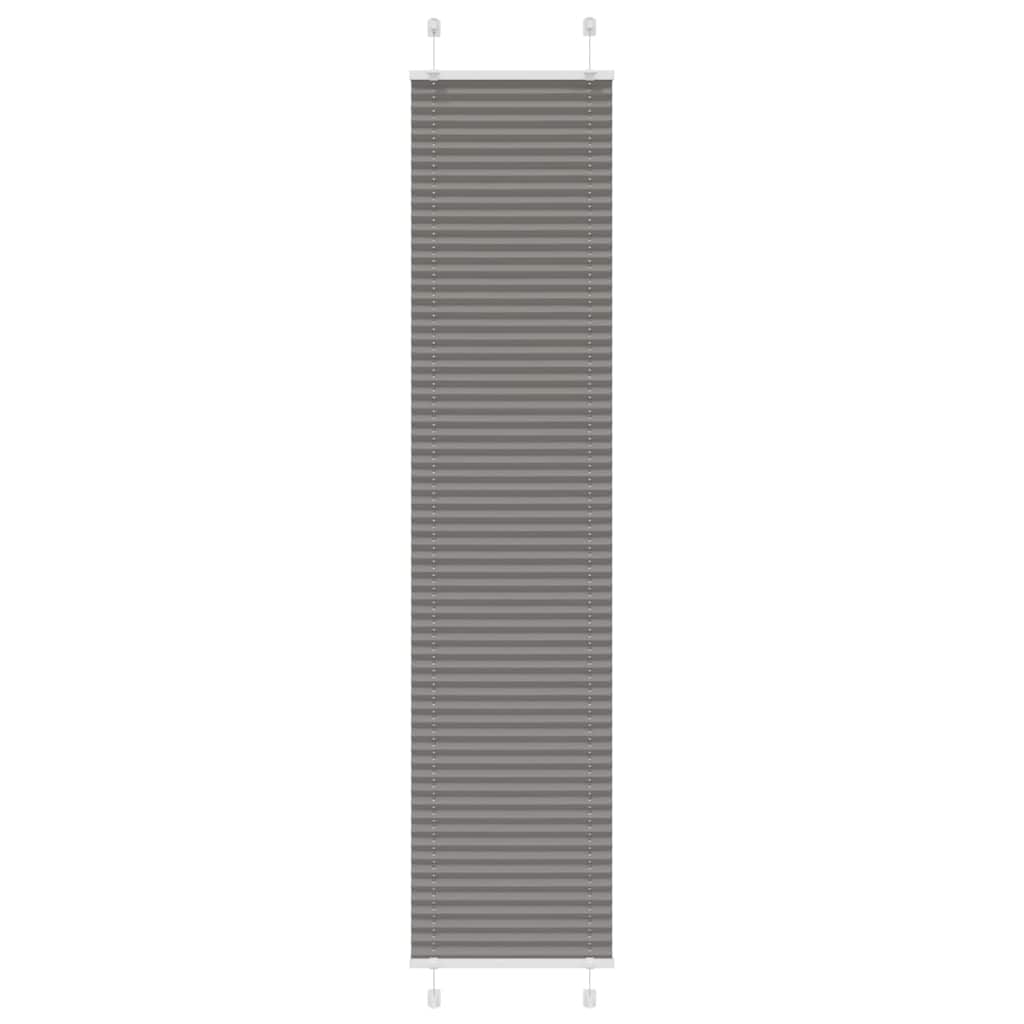 Pliszírozott redőny antracit 40x200 cm szövetszélesség 39,4 cm