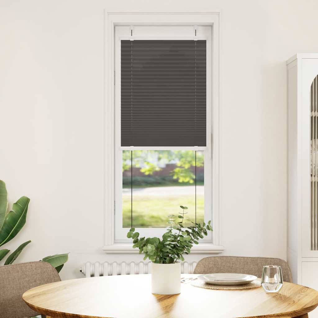 Pliszírozott redőny fekete 40x150 cm szövetszélesség 39,4 cm 2