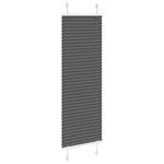 Pliszírozott redőny fekete 40x150 cm szövetszélesség 39,4 cm 3