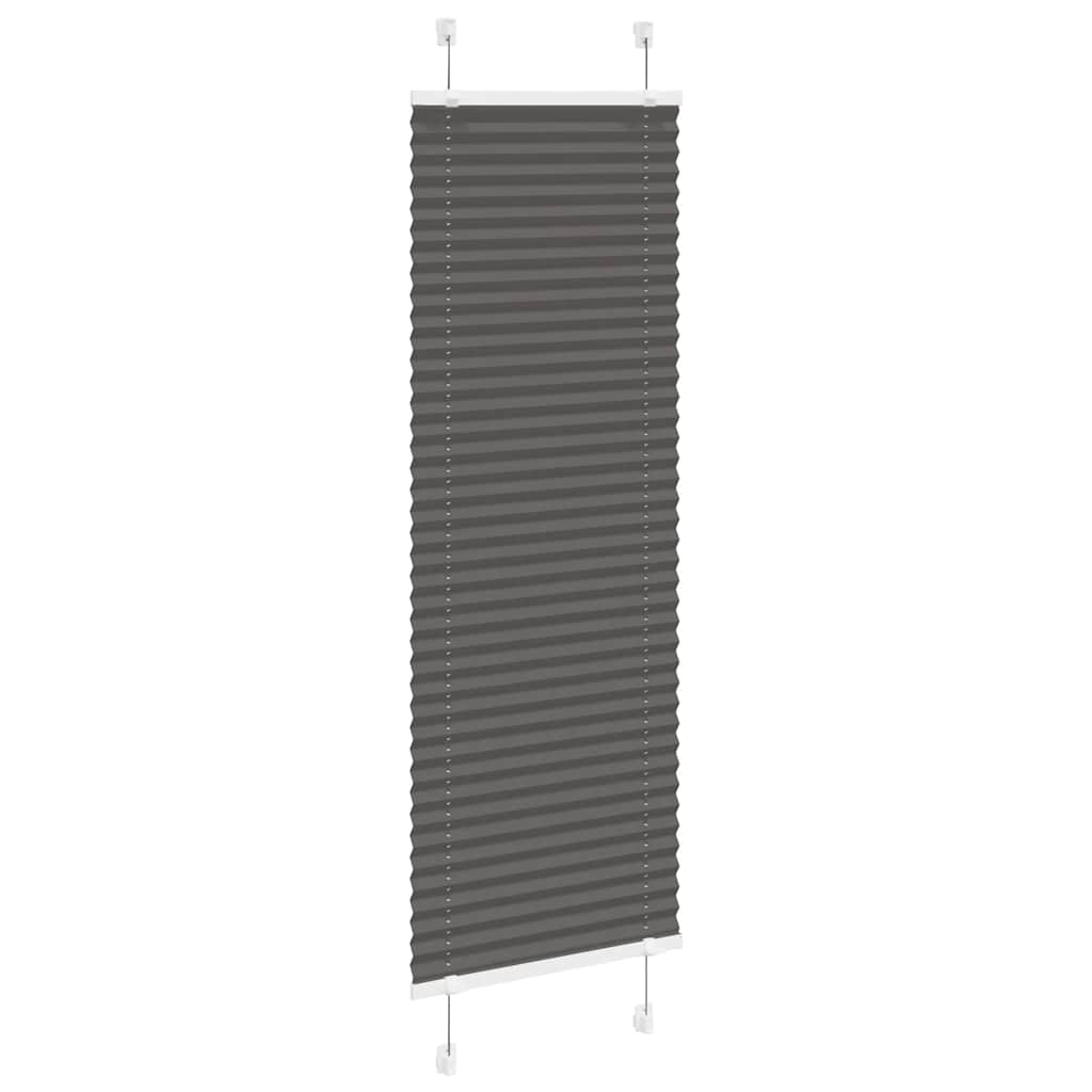 Pliszírozott redőny fekete 40x150 cm szövetszélesség 39,4 cm 3