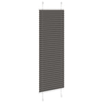 Pliszírozott redőny fekete 40x150 cm szövetszélesség 39,4 cm 4