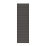 Pliszírozott redőny fekete 60x200 cm szövetszélesség 59,4 cm