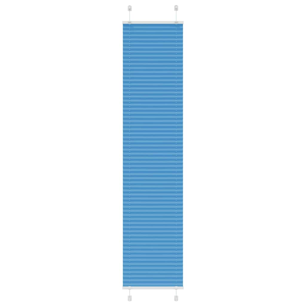 Pliszírozott redőny kék 45x200 cm Szövetszélesség 44,4 cm