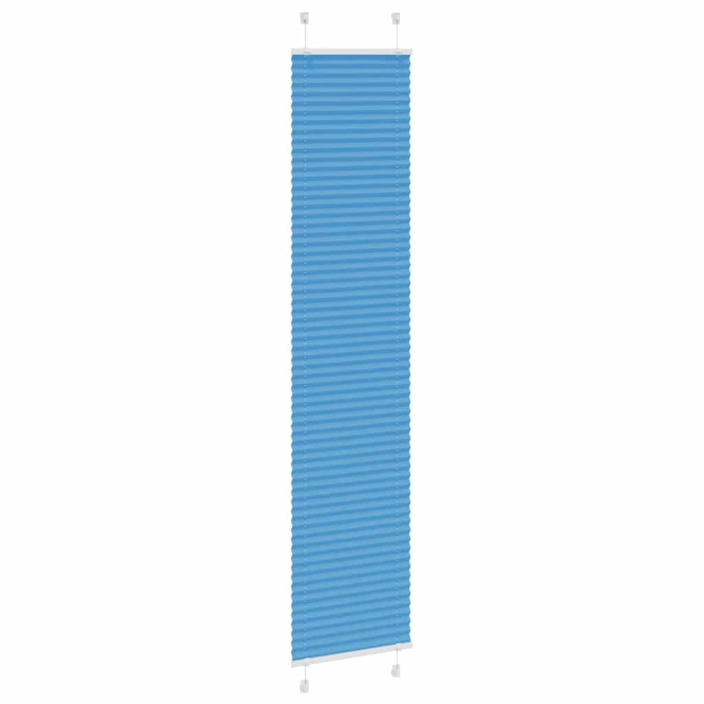 Pliszírozott redőny kék 45x200 cm Szövetszélesség 44,4 cm 3