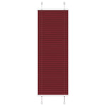 Pliszírozott redőny Bordeaux piros 40x100 cm szövetszélesség