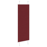 Pliszírozott redőny Bordeaux piros 40x100 cm szövetszélesség 4