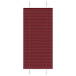 Pliszírozott redőny Bordeaux piros 65x100 cm szövetszélesség
