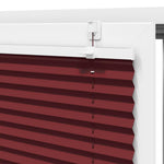 Pliszírozott redőny Bordeaux piros 65x100 cm szövetszélesség 9