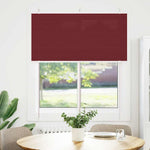Pliszírozott redőny Bordeaux piros 120x150 cm szövetszélesség 2