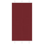 Pliszírozott redőny Bordeaux piros 105x200 cm szövetszélesség