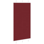 Pliszírozott redőny Bordeaux piros 105x200 cm szövetszélesség 4