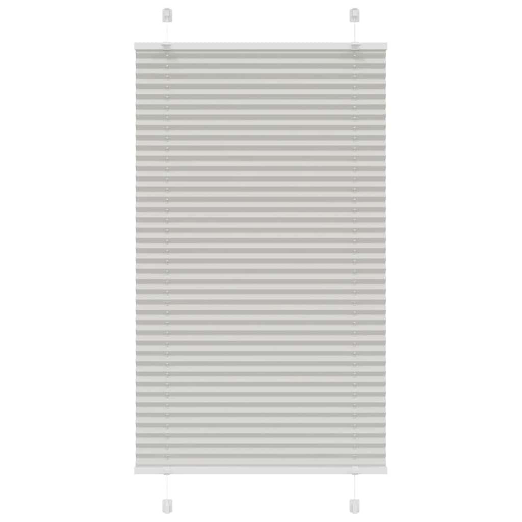 Pliszírozott redőny világosszürke 70x150 cm szövetszélesség 2
